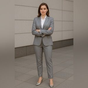 Nine West Silver High Heels Size 7.5 Medium